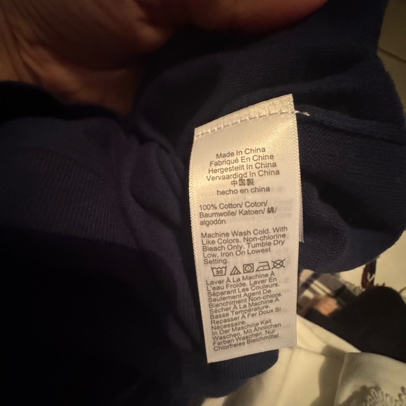 J. Crew Deep Blue Teddie Sweater - Picture 5 of 5